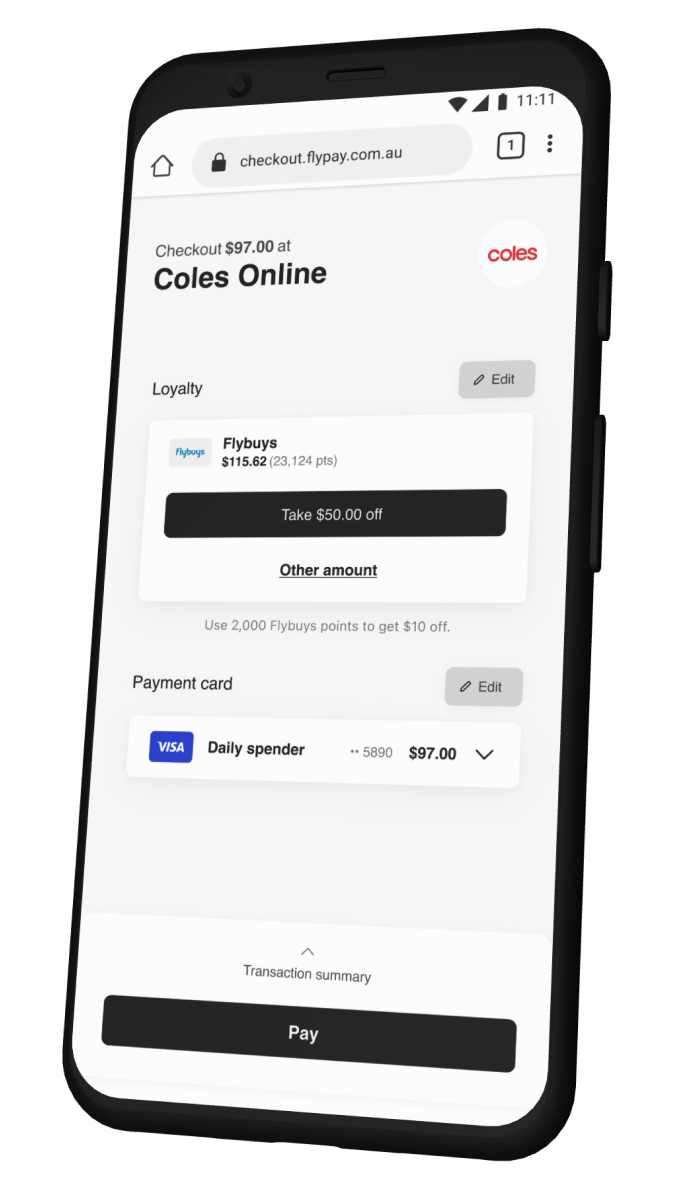 flypay on iOS